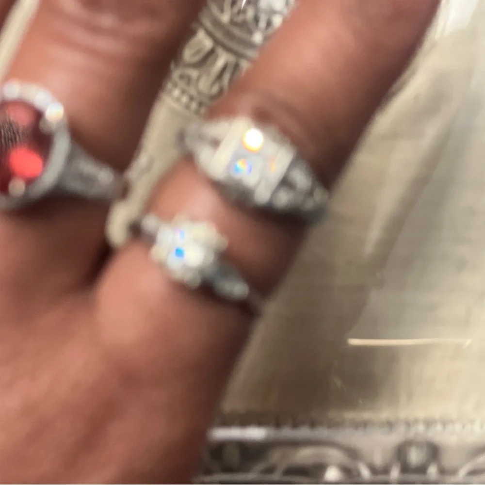 🩶 SOLD! 🩶 Retro Mid Century 14K Gold Diamond Ring - Antique Art Deco - Picture 8 of 13